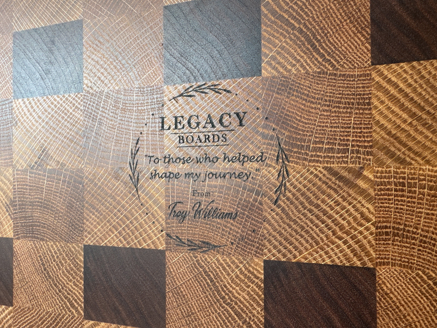 End grain Legacy Board