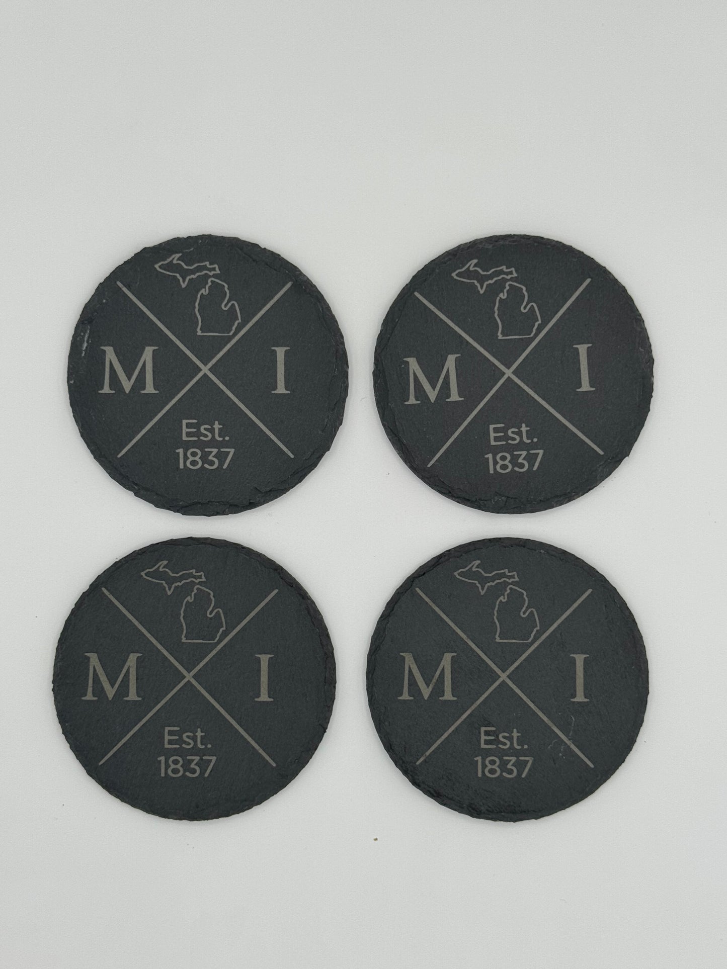 Michigan Slate Coasters