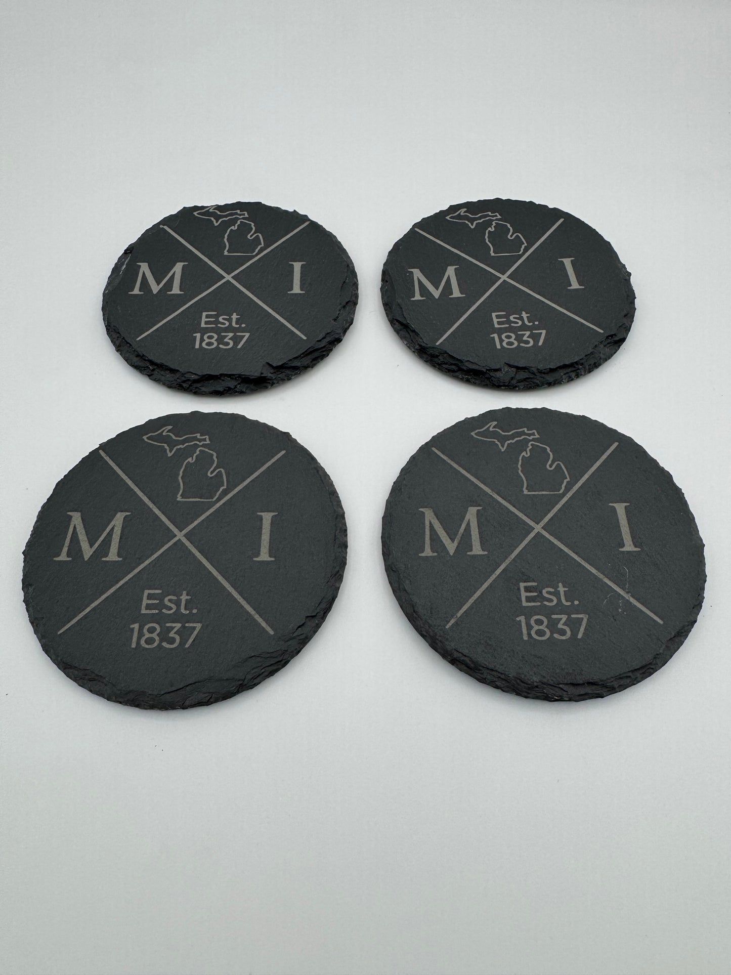 Michigan Slate Coasters