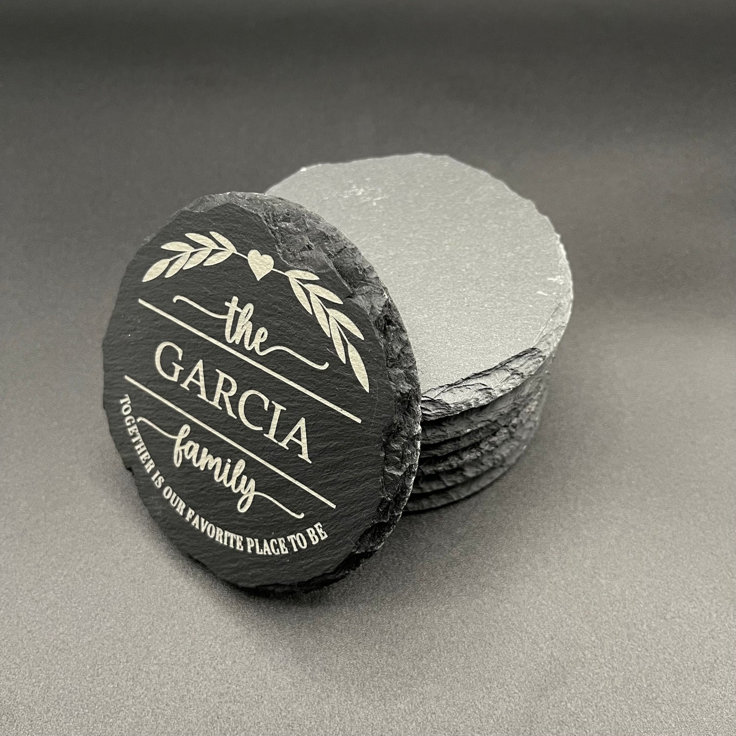 Engraved Slate Coaster