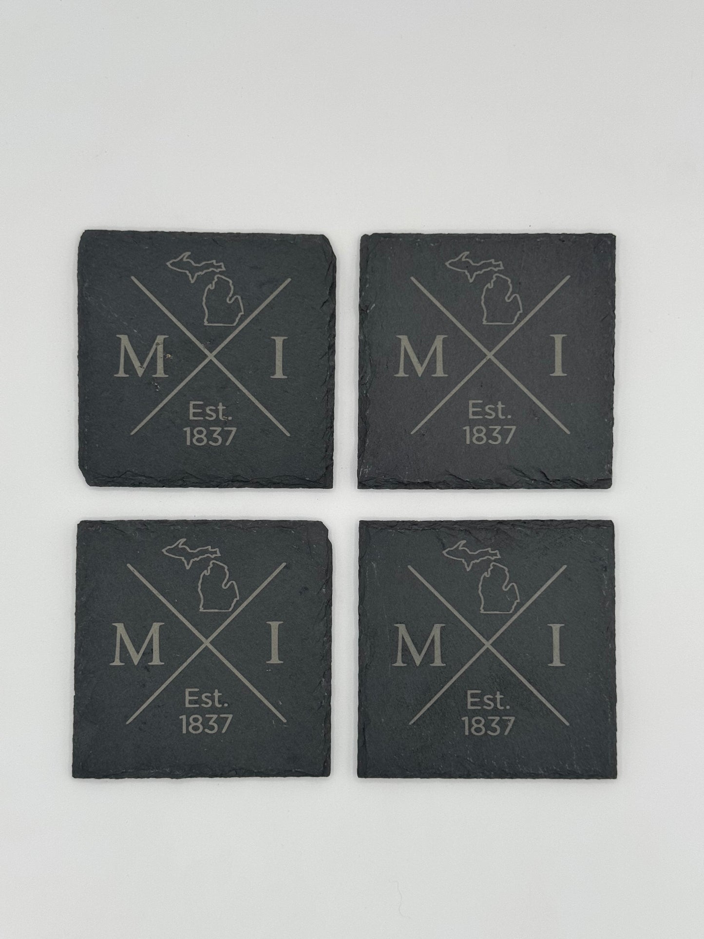 Michigan Slate Coasters