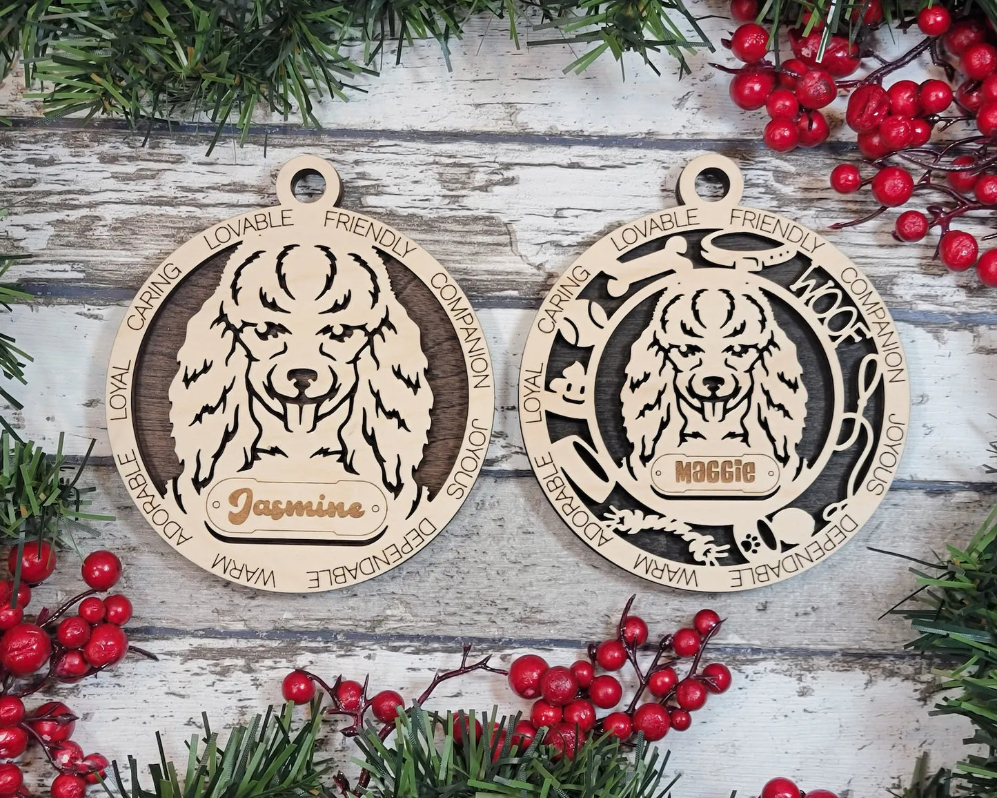 Personalized Dog Ornament