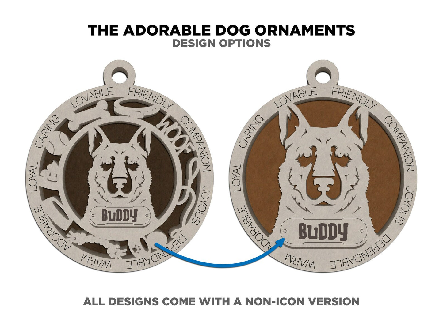 Personalized Dog Ornament