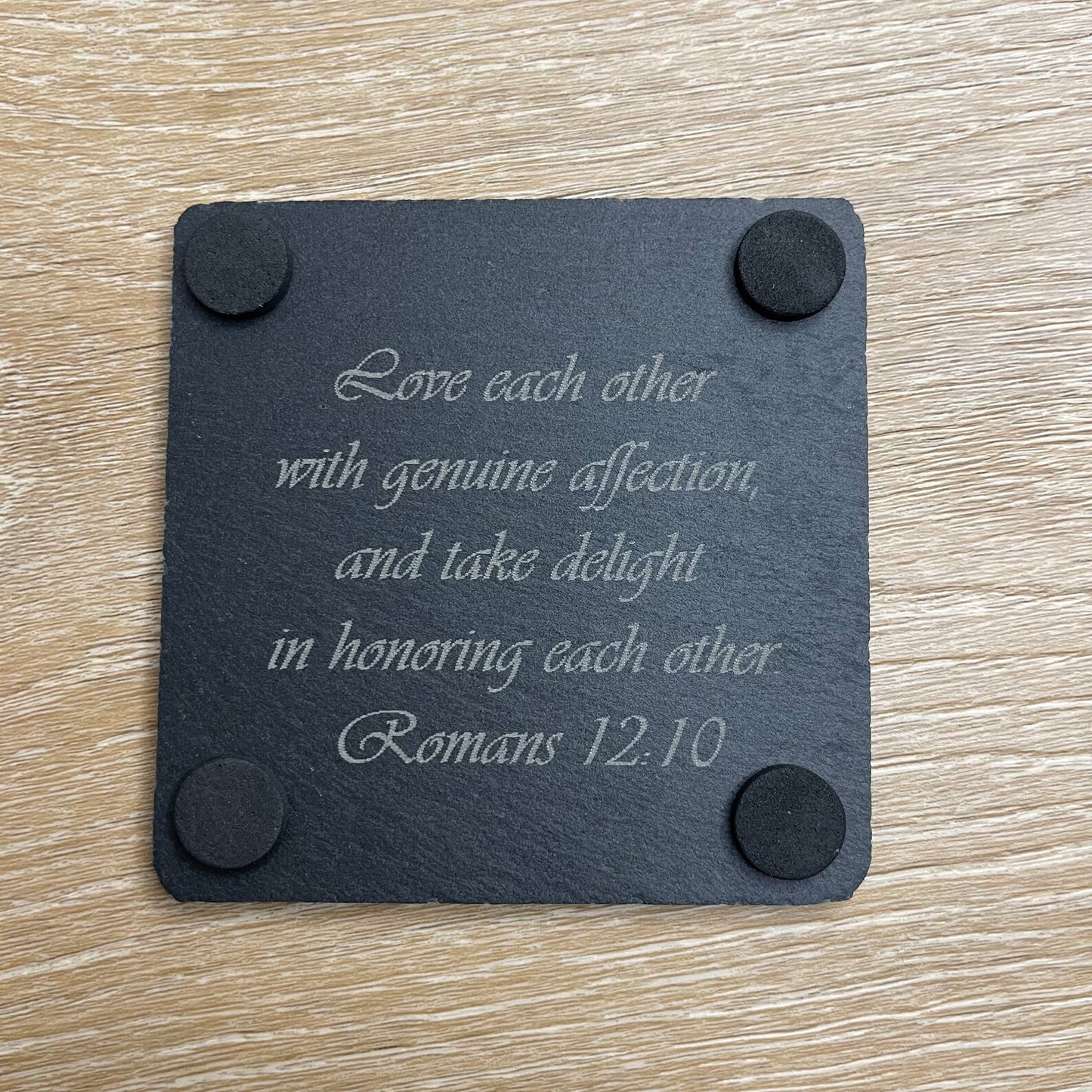 Engraved Slate Coaster